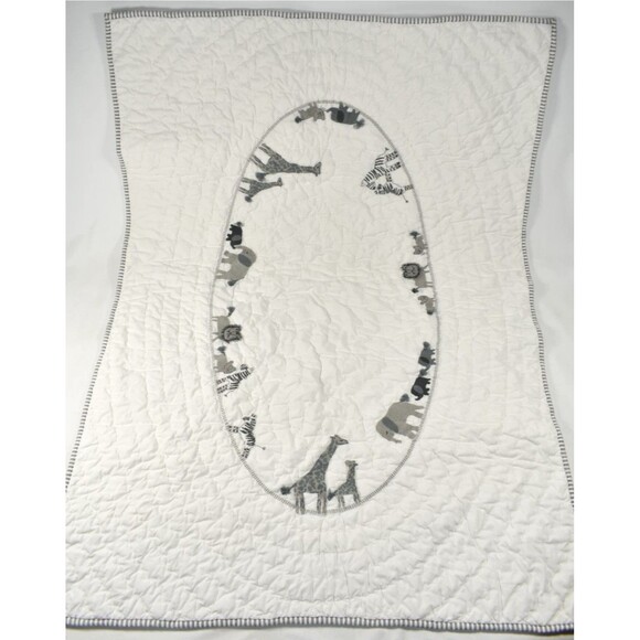 Pottery Barn Kids Lawson Safari Baby Crib Quilt NEW IN PACKAGE